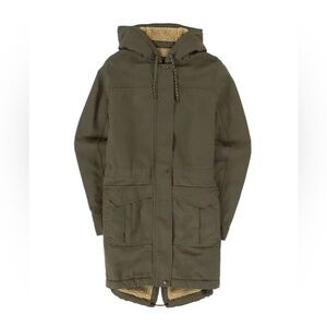 PRACTICALLY NEW Patagonia Women's Insulated Prairie Dawn Parka Sage Khaki Small